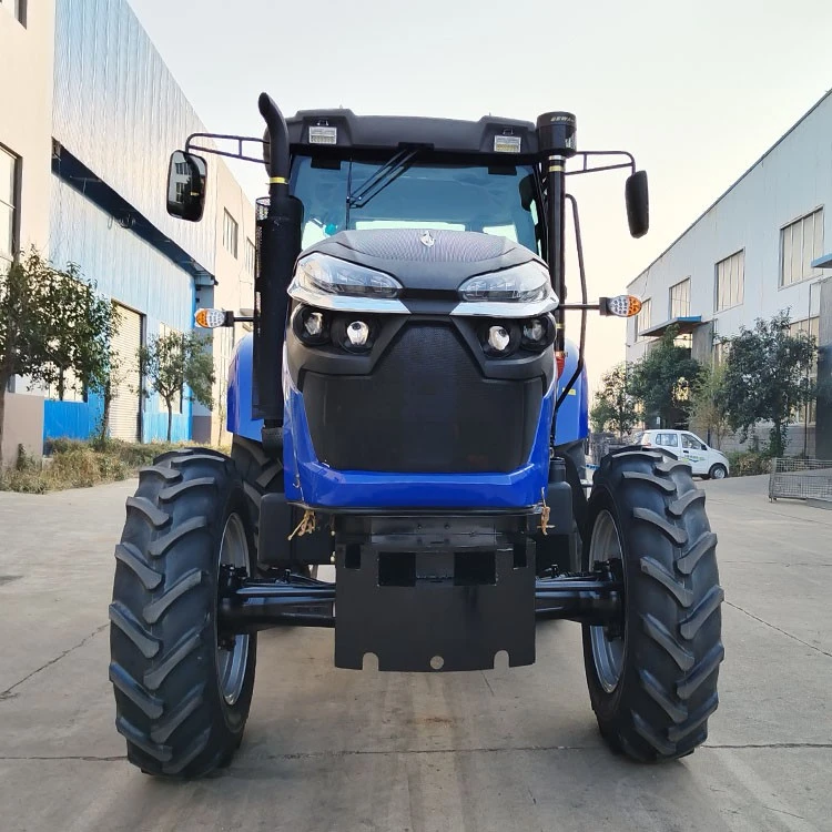 120HP 4WD Heavy Duty Agricultural Tractor with Luxury Air-Conditioned Cab factory