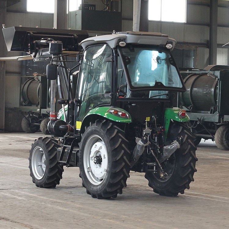 70HP Cab Tractor with Front Loader – Synchro Shuttle & Powerful Hydraulics for Versatile Farming high quality