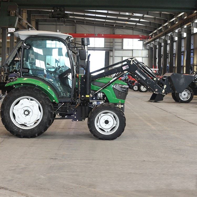 70HP Cab Tractor with Front Loader – Synchro Shuttle & Powerful Hydraulics for Versatile Farming best